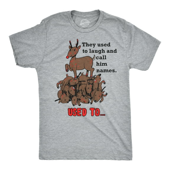 Rudolph The Psychopath Reindeer T Shirt Funny Christmas Shirt Xmas Gift Tee Graphic Tees