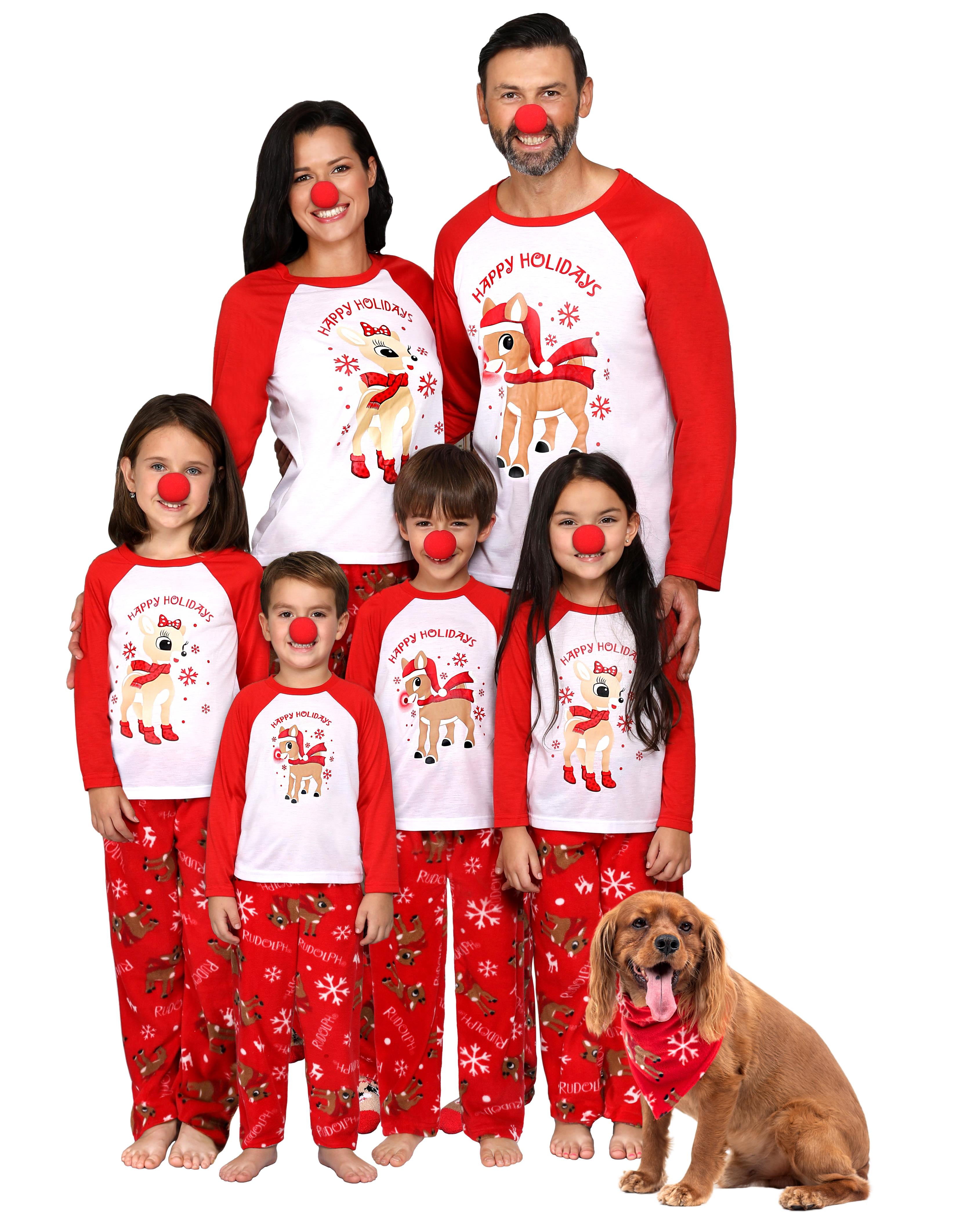 Rudolph the Red-Nosed Reindeer Boys Rudolph Pajama Set, Boy, Size: 10 ...