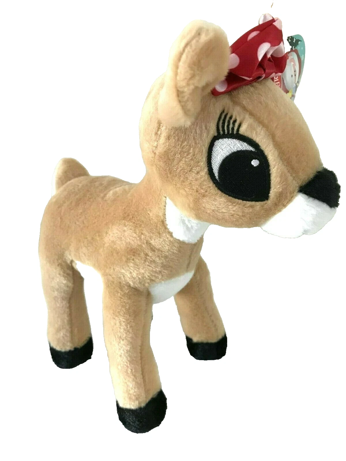 Clarice Rudolf Rudolph the Red Nosed Reindeer Clarice Plush Toy 10 inch - Walmart.com
