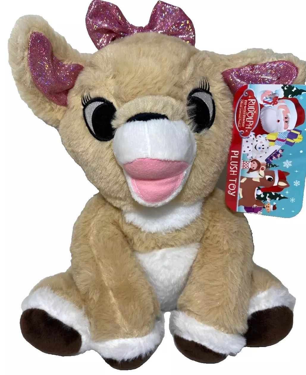 Clarice Rudolf Rudolph the Red Nosed Reindeer Clarice Plush Toy 12 inch - Walmart.com