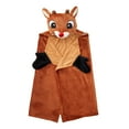 thumbnail image 1 of Rudolph the Red-Nosed Reindeer Kids Holiday Hooded Throw, Brown, 1 of 6