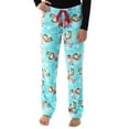 thumbnail image 1 of Rudolph the Red Nosed Reindeer Soft Touch Fleece Plush Juniors Pajama Pants, 1 of 5