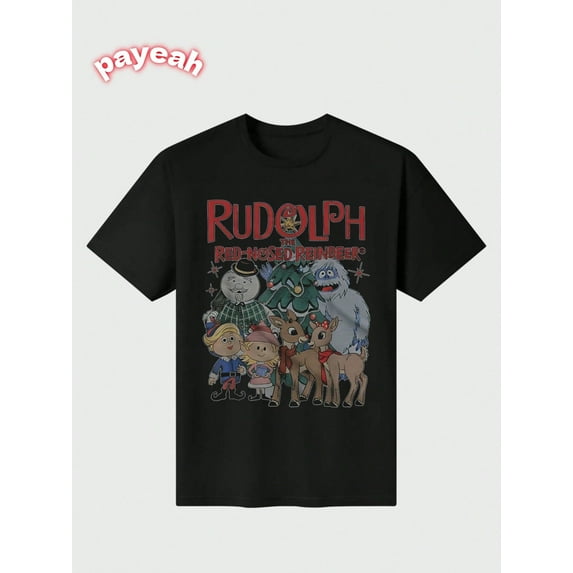 Rudolph the Red Nosed Reindeer T-Shirt 100% cotton 100% cotton
