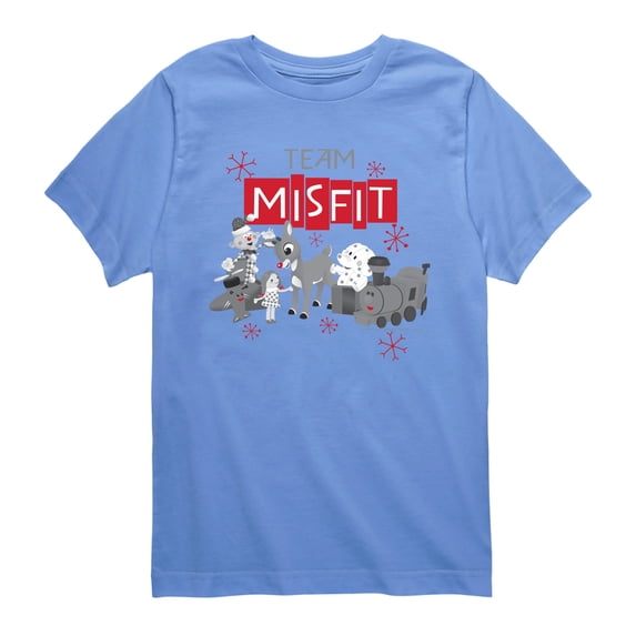 Rudolph the Red-Nosed Reindeer - Team Misfit - Youth Boys Short Sleeve Graphic T-Shirt