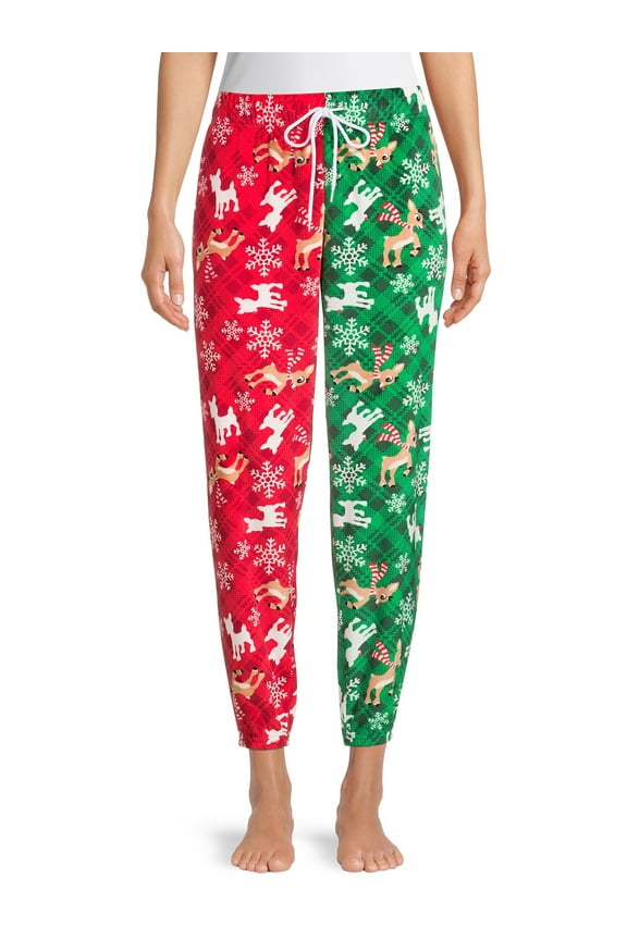 Rudolph the Red Nosed Reindeer Women's Sleep Velour Jogger