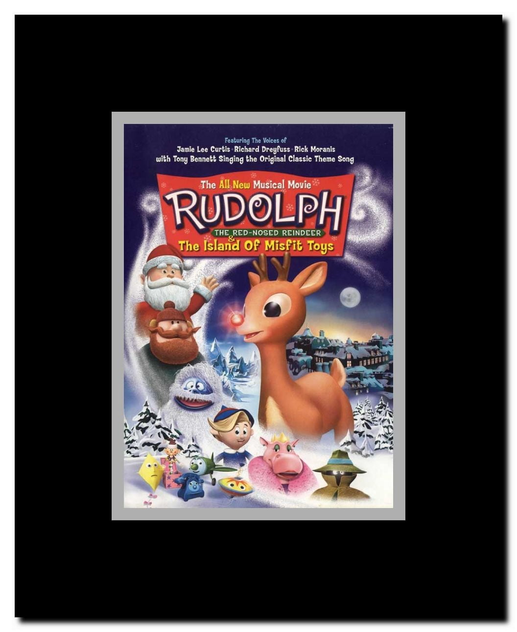 Rudolph the Red-Nosed Reindeer & the Island of Misfit Toys Framed Movie Poster