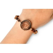 Rudra Centre Baglamukhi Yantra Bracelet in Copper