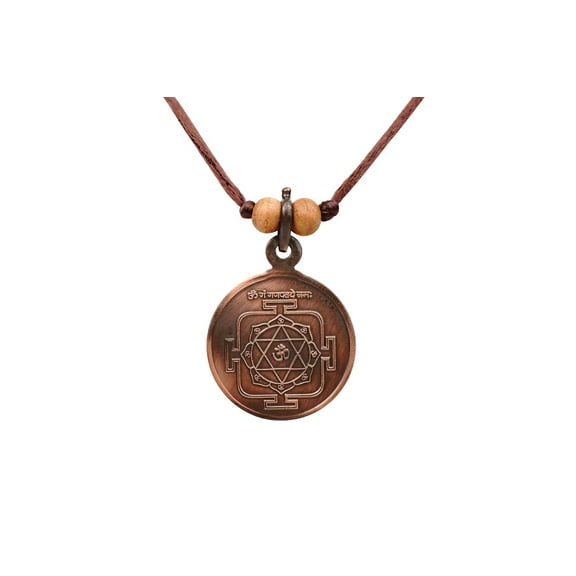 Rudra Centre Ganesh Yantra Locket - Copper