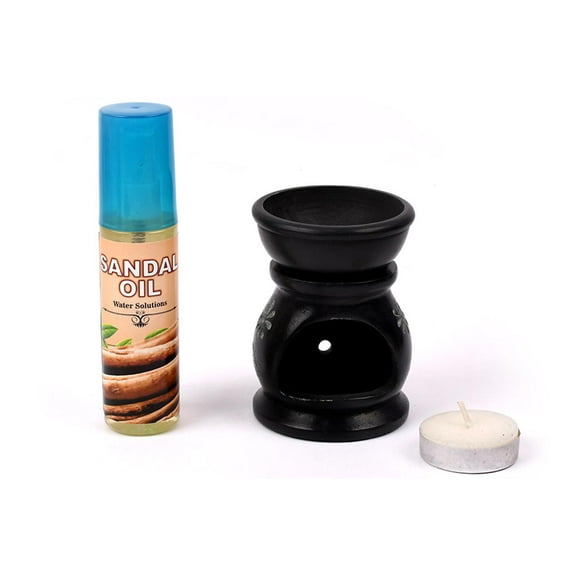 Rudra centre Ceramic Essential Oil Diffuser - Black