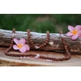 thumbnail image 1 of Rudraksha 108 Mala with Rose Quartz Spacers, 1 of 6