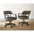 thumbnail image 1 of Rudy Adjustable Faux Leather Game Chair in Medium Walnut, 1 of 4