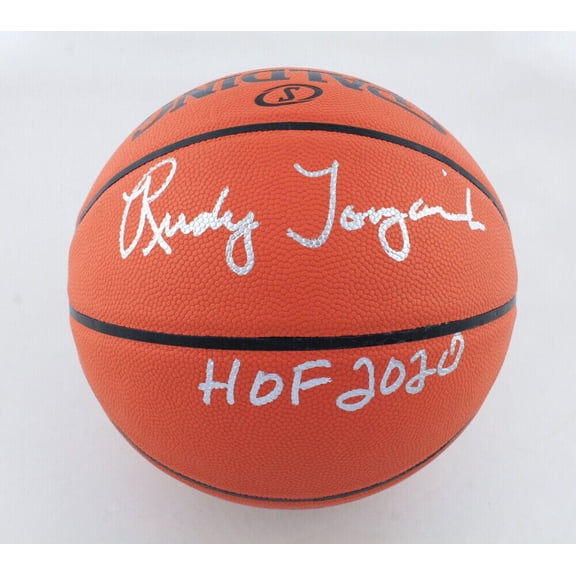 Rudy Tomjanovich Signed Autographed Basketball FSG Authentication HOF 20 Rockets