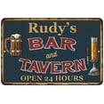 thumbnail image 1 of Rudy's Green Bar & Tavern Rustic Sign Decor 8x12 108120047107, 1 of 1