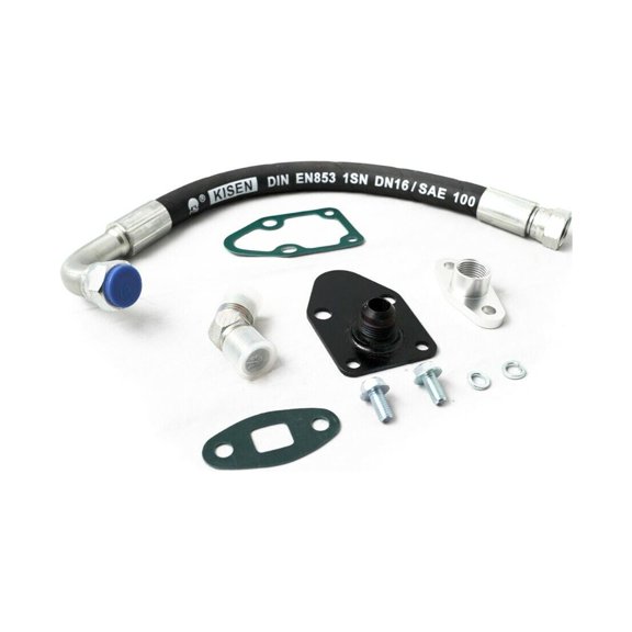 Rudy's Upgraded Heavy Duty Turbo Drain Kit For 92-00 Chevy GMC 6.5L Turbo Diesel