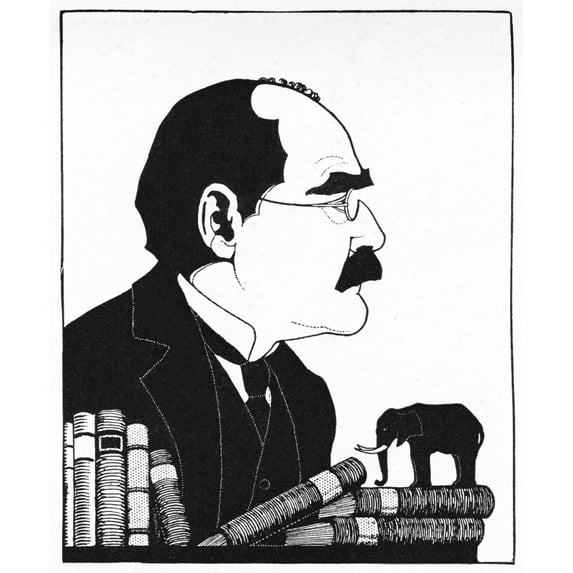 Rudyard Kipling Poster Print By Mary Evans Picture Librarypeter & Dawn Cope Collection (18 X 24)