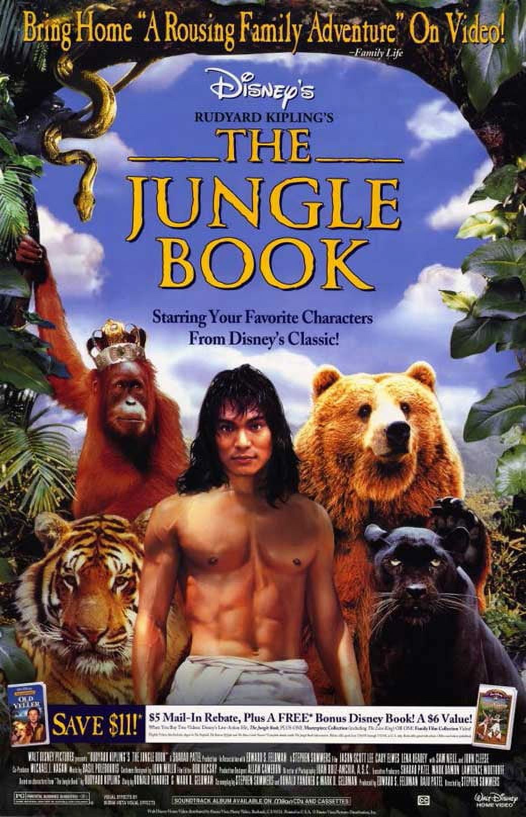 Rudyard kipling jungle book on sale movie
