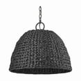 thumbnail image 1 of Golden Lighting Rue 3-light Outdoor Pendant in Natural Black, 1 of 11