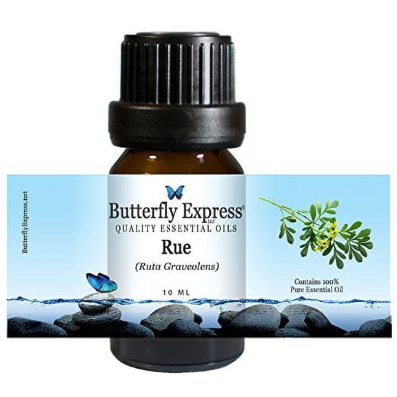 Rue Essential Oil 10ml - 100% Pure - by Butterfly Express