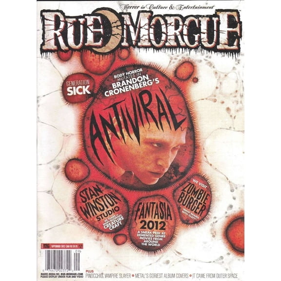 Rue Morgue Magazine #126 VF ; Marrs Media Inc Comic Book