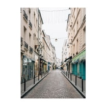 Rue Mouffetard 01 - Paris ÃŽle-de-France France Photography Unframed Wall Art Print 5 x 7 inches