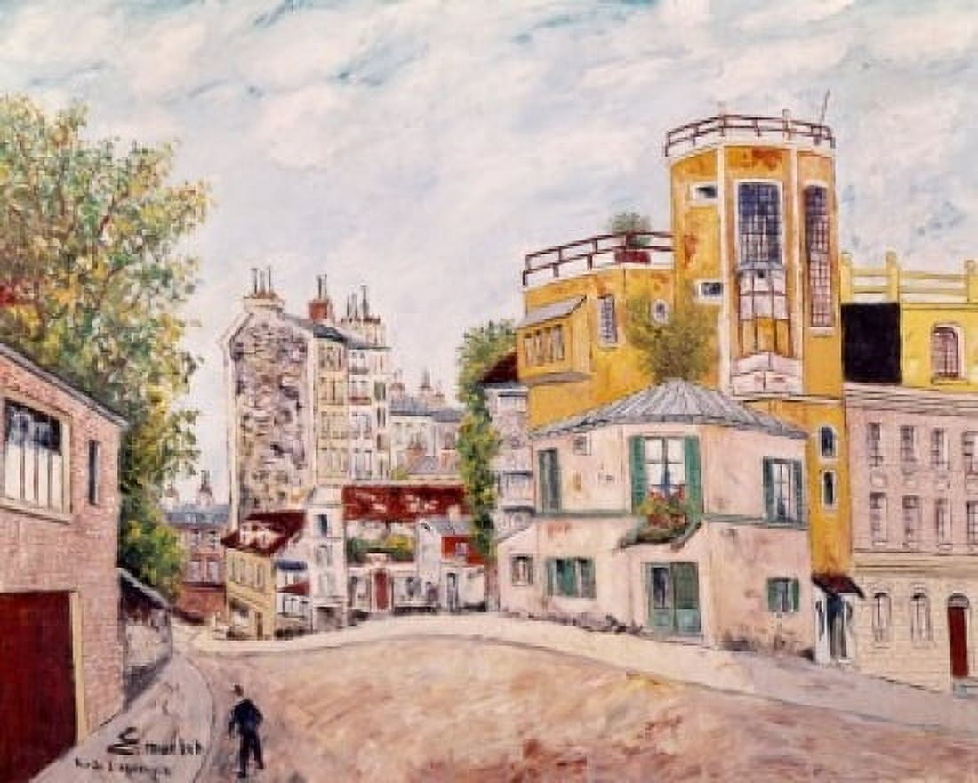 Rue de LAbreuvoir Maclet Elisee (1881-1937French) Canvas Art - ?ílis??e Maclet (24 x 36)