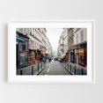 thumbnail image 1 of Rue des Martyrs - Paris Île-de-France France Photography White Framed Wall Art Print 20 x 30 inches, 1 of 3