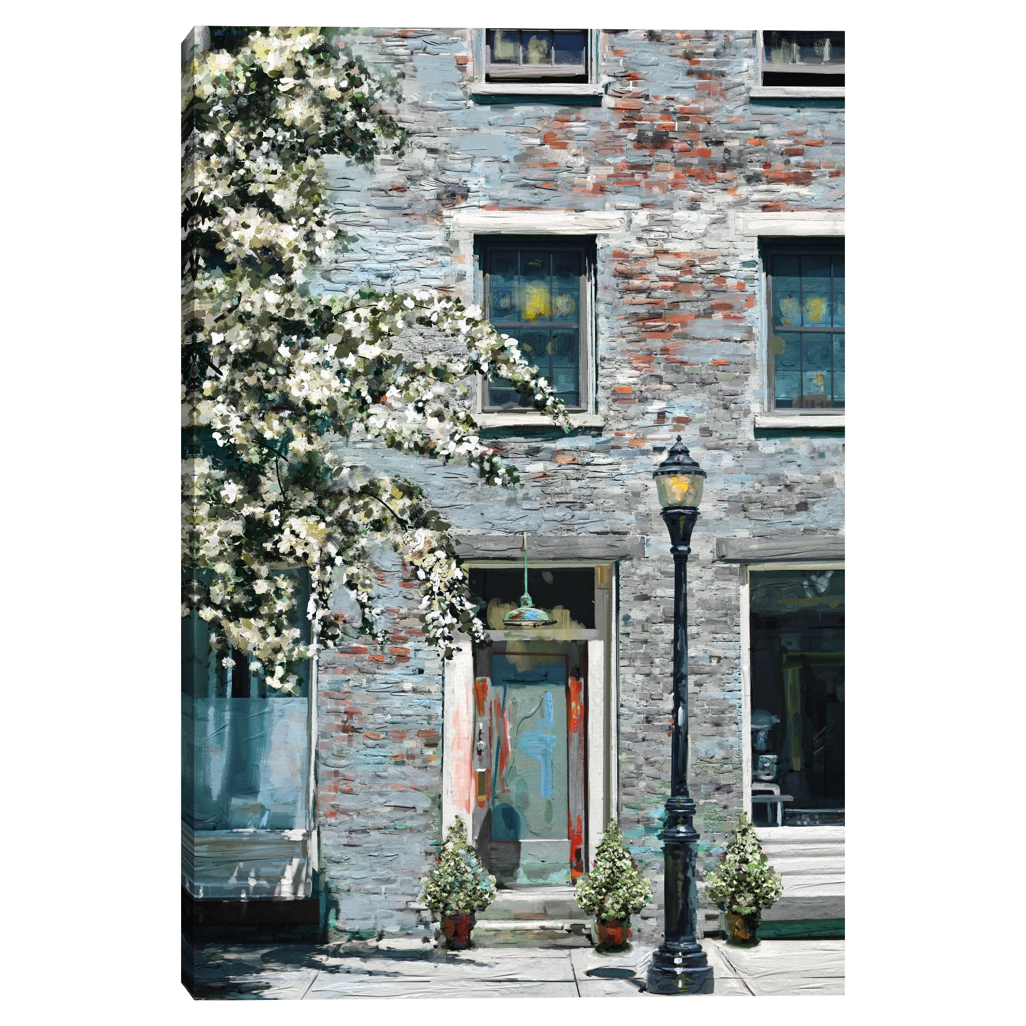 Rue du Village by Studio Arts Canvas Art Print
