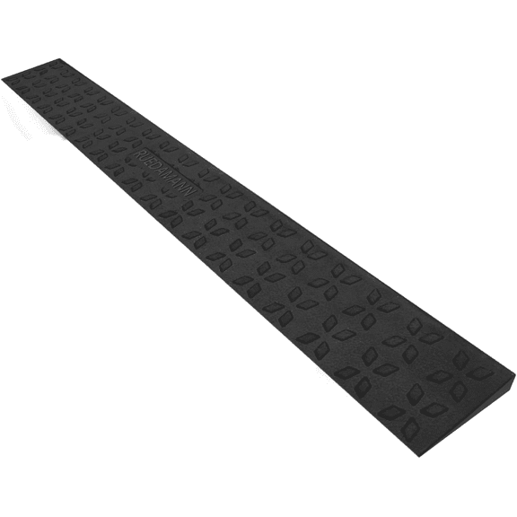 Ruedamann 0.6" Rise Threshold Ramps for Doorways, Sturdy Rubber Threshold Ramp, Non-Slip Ramp for Wheelchair for Home, Adjustable and Cuttable for Wheelchairs, Scooters, Sweepers, Curbs