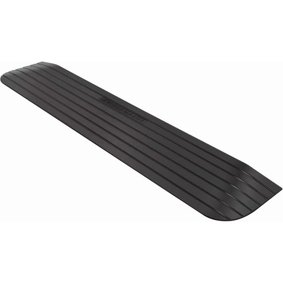 Ruedamann 1.4" Rise Solid Rubber Wheelchair Ramp,Threshold Ramp for Thresholds,Doorways and Bathroom(MTR100-3.5)