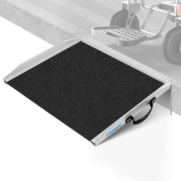 Ruedamann 78.7" Aluminum Loading Ramp - 600lb Capacity Foldable Motorcycle Ramp