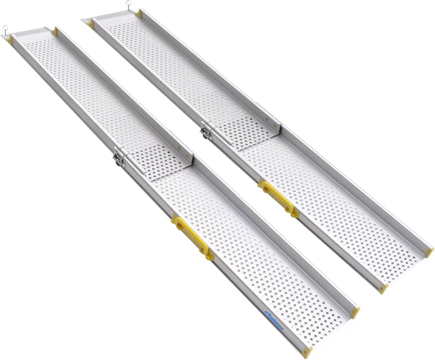 Ruedamann Portable 8ft Aluminum Alloy Wheelchair Power Ramp ...
