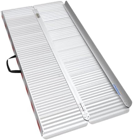 Automatic Electric Ramp Ruedamann Wheelchair Ramp, Durable Aluminum with 800lbs Load Capacity ...