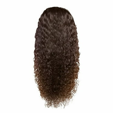 Ruefapy Curly Afro Bun Drawstring Ponytail Hair Extensions As Real Soft Synthetic Curly Ponytail Extension for Women Brown Color Drawstring Ponytail ,Black