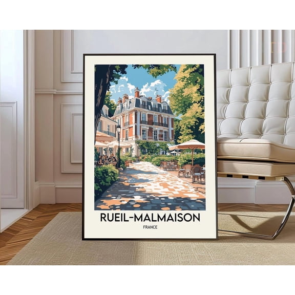 Rueil Malmaison Paris Suburb Poster Unframed Paper Print