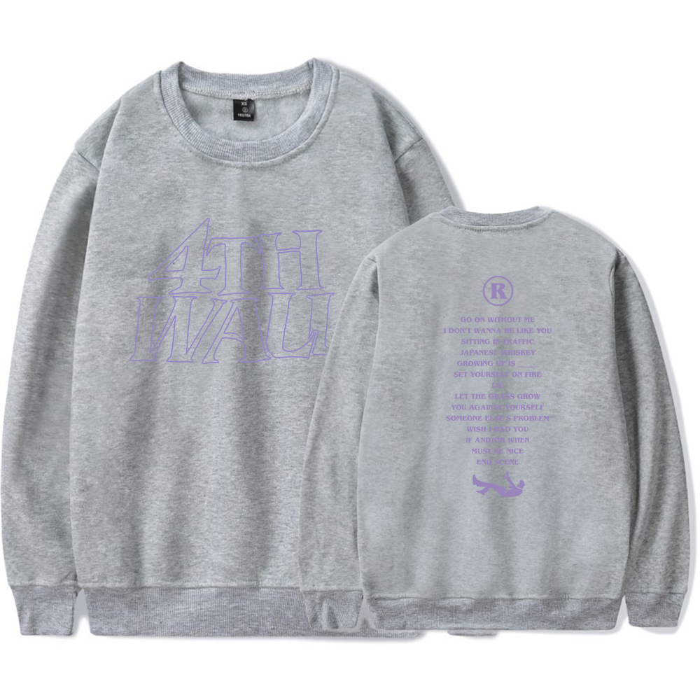 Ruel Merch 4th Wall Tracklist Purple Crewneck Music Men Women Long