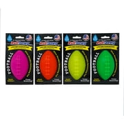 Ruff Dawg Indestructible Football Medium 4  1 pc Color Varies   Heavy-Duty Solid Rubber Dog Fetch Toy for Dogs Up to 40 lbs   Floats & Crazy Bounce