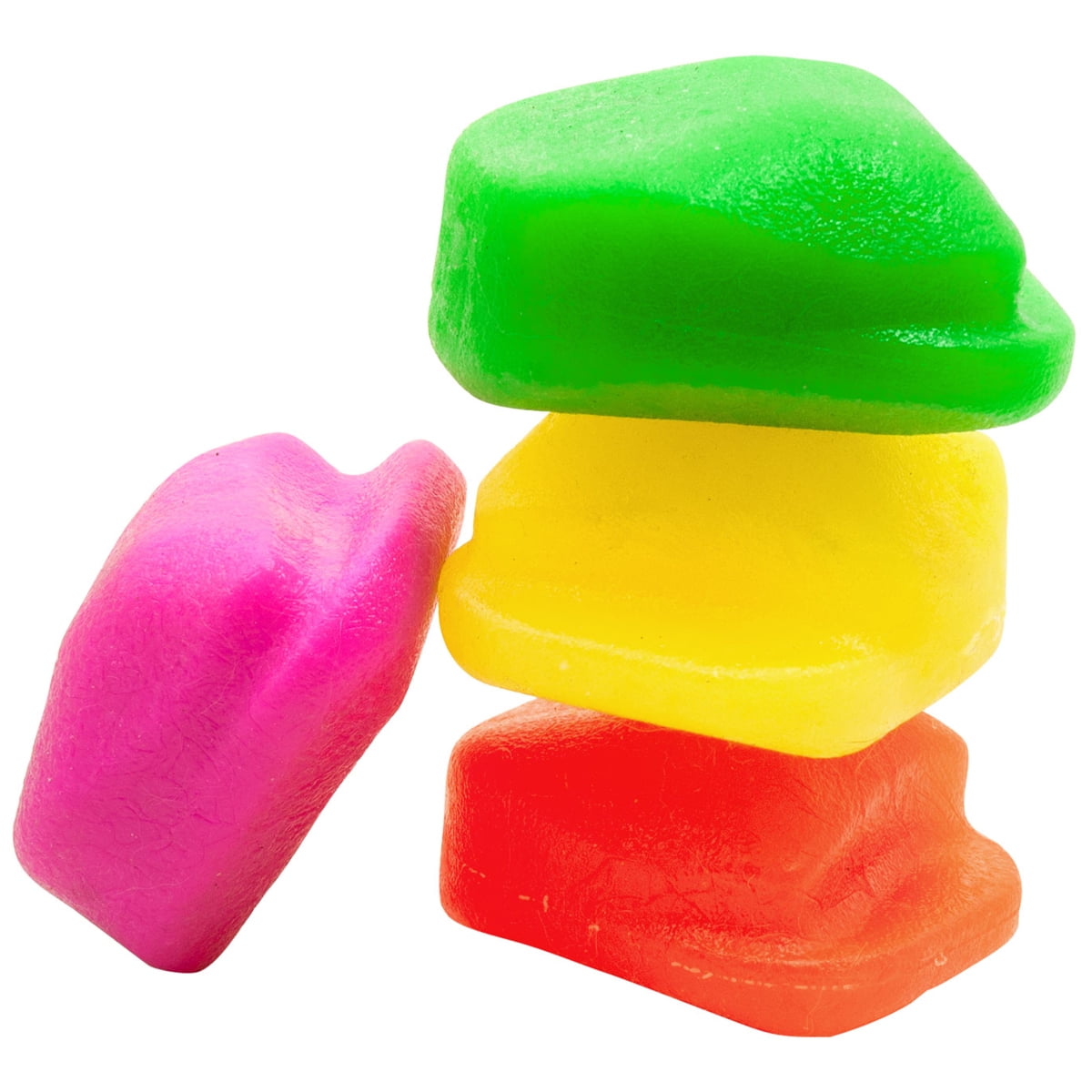 Rubberized Rocks Ruff Dawg Rock Dog Toy – (1 pc) Assorted Colors – Solid Rubber Bouncy ...