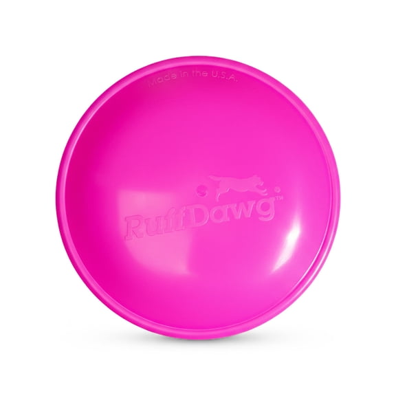 Ruff Dawg Ruff-Flex K9 Flyer JR Flying Disc Dog Toy, SM, Pink