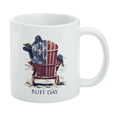 thumbnail image 1 of Ruff Day Labrador Lab Dogs Rough White Mug, 1 of 4