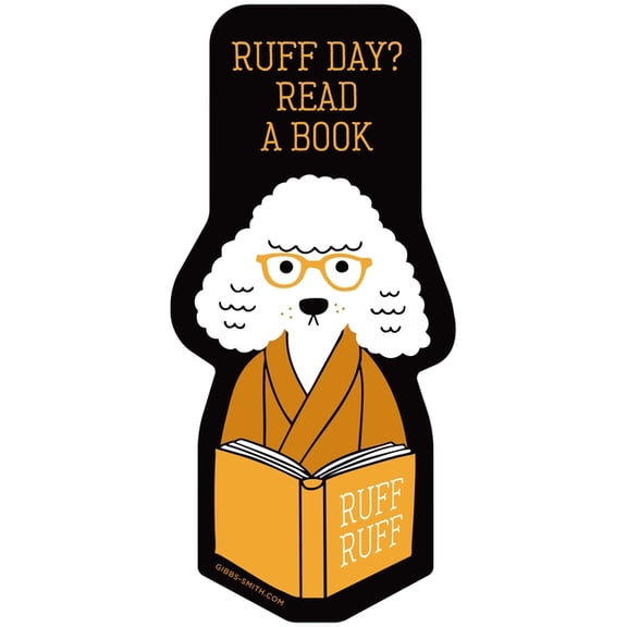 Ruff Day? Read a Book Sticker (Pack of 6), (Paperback)