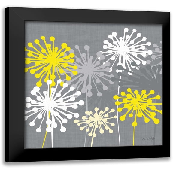 Ruff, Kris 12x12 Black Modern Framed Museum Art Print Titled - Dandelion II