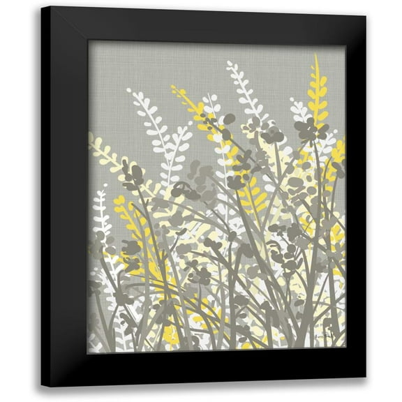 Ruff, Kris 12x14 Black Modern Framed Museum Art Print Titled - Yellow Meadow I