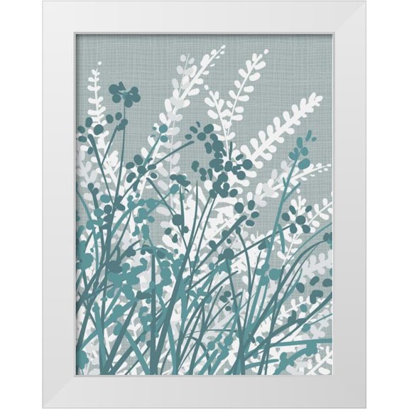 Ruff, Kris 12x14 White Modern Wood Framed Museum Art Print Titled - Meadow II