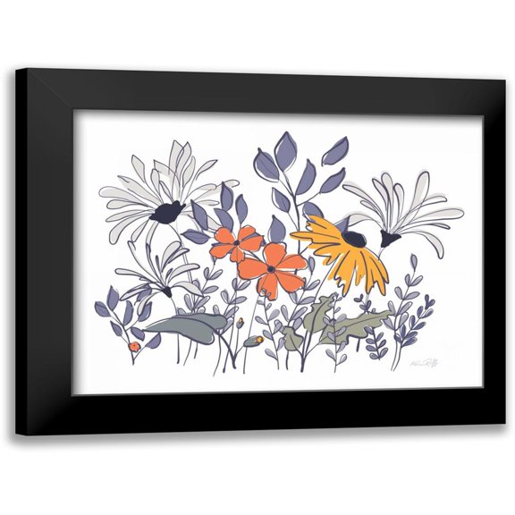 Ruff, Kris 14x12 Black Modern Framed Museum Art Print Titled - Primavera Garden I