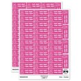 thumbnail image 1 of Ruff Rough Draft Final Checklist Teacher Student School Sticker Set - Hot Pink - Matte Finish - 1.5" Small, 1 of 7