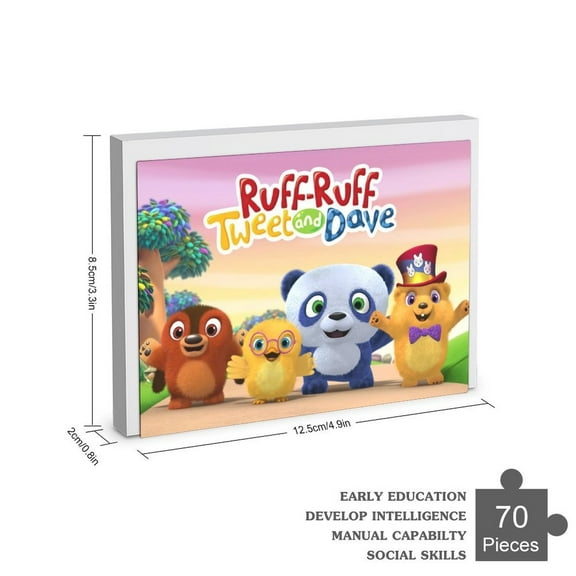 Ruff-Ruff Tweet and Dave Wooden Jigsaw Puzzle 35 70 120 200 300 Piece Birthay Gift Family Game
