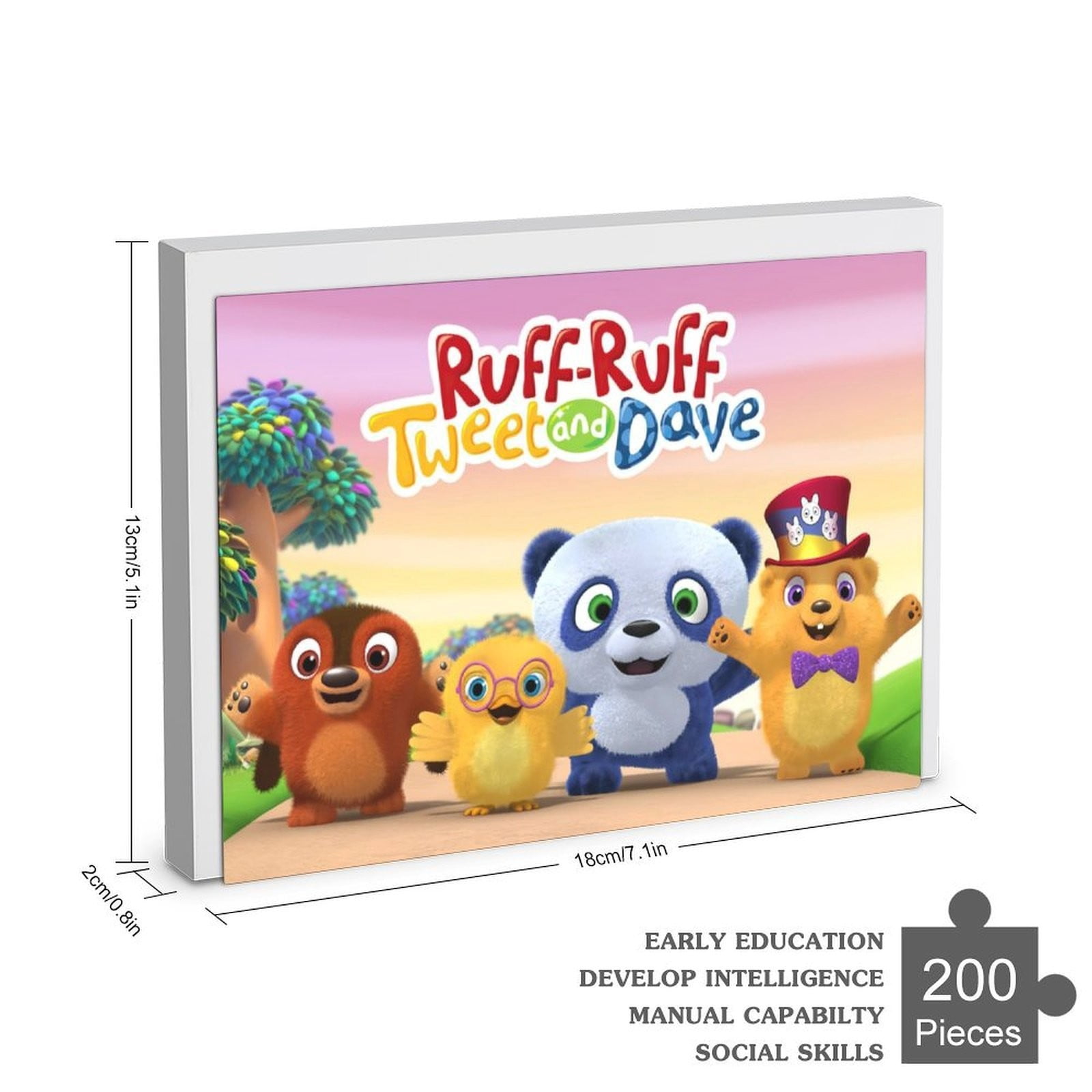 Puzzle Ruff Ruff-Ruff Tweet and Dave Wooden Jigsaw Puzzle 35 70 120 200 300 Piece ...