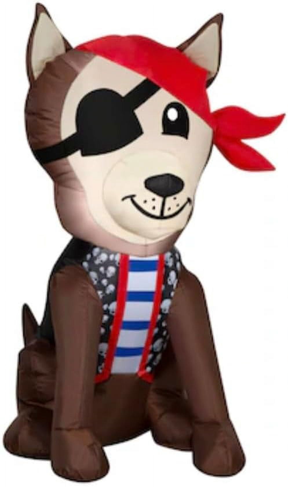 Ruff The Pirate Dog w/Bandana and Eye Patch Inflatable by - Walmart.com
