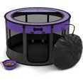 thumbnail image 1 of Ruff 'n Ruffus Portable Foldable Pet Playpen + Free Carry Case & Bowl | Indoor/Outdoor Water-Resistant Shade Cover, 1 of 7