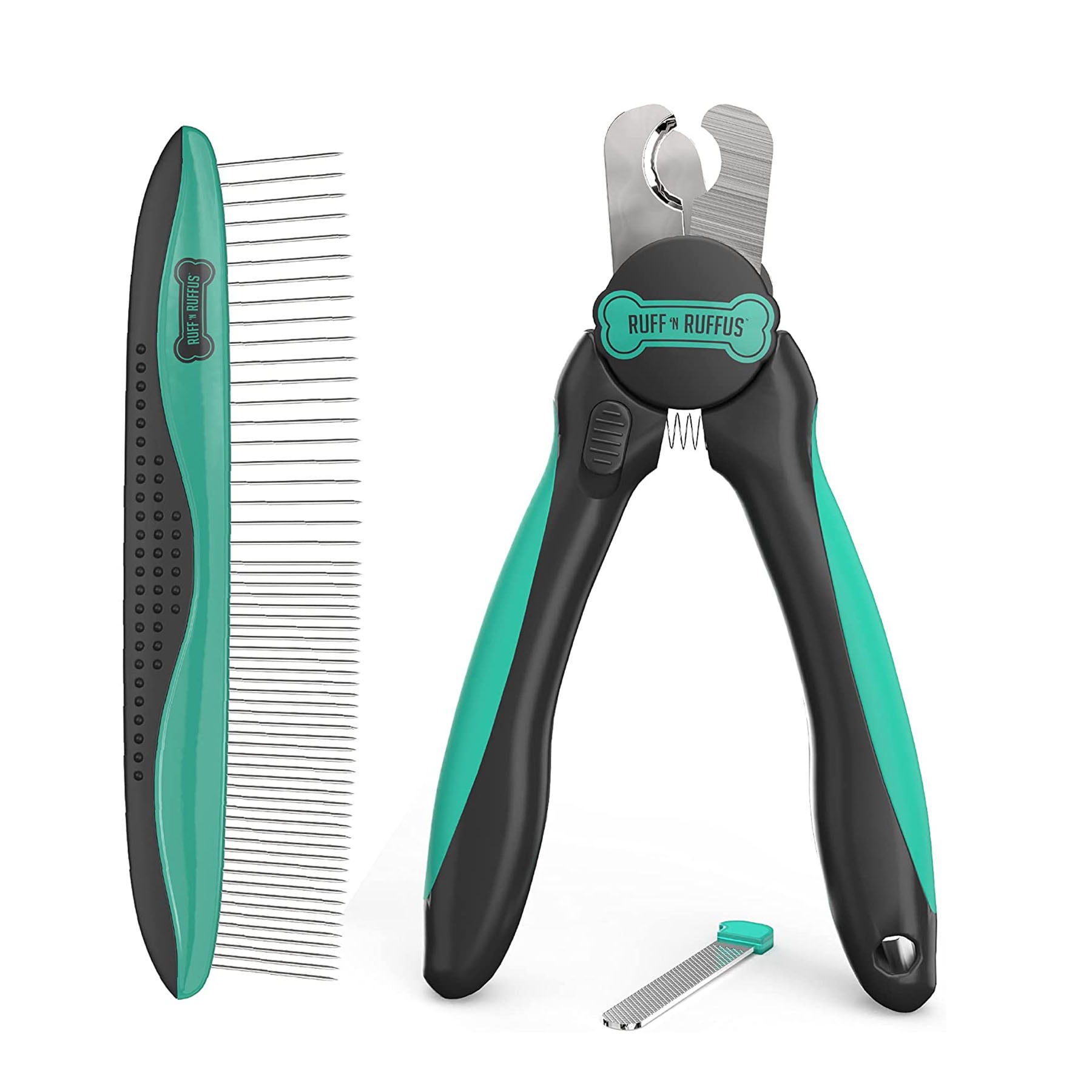 Ruff n Ruffus Professional Grade Pet Nail Trimmers with Pet Comb and Integrated Nail File Safety Guard 6d66d36b 1238 475f 9dda 6164dee62559.c47760111f0912819572f63f9438a7f6